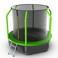 Батут EVO JUMP Cosmo 8ft (Green) с нижней сеткой